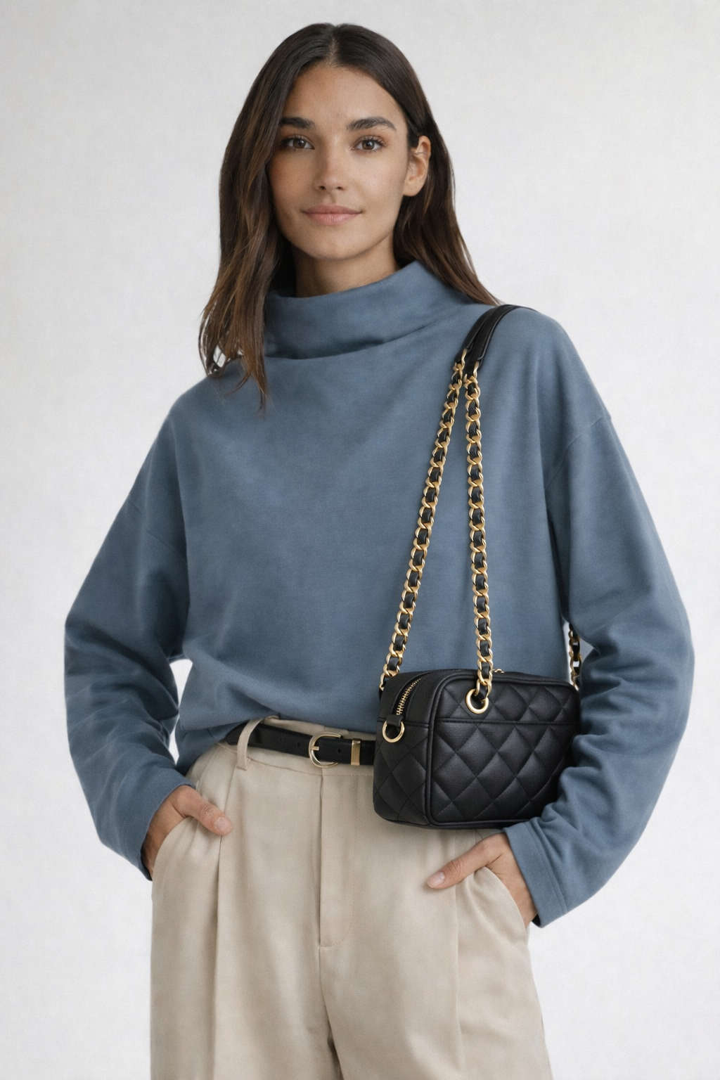 Clara Jiménez Signature — Bolso Bandolera Negro